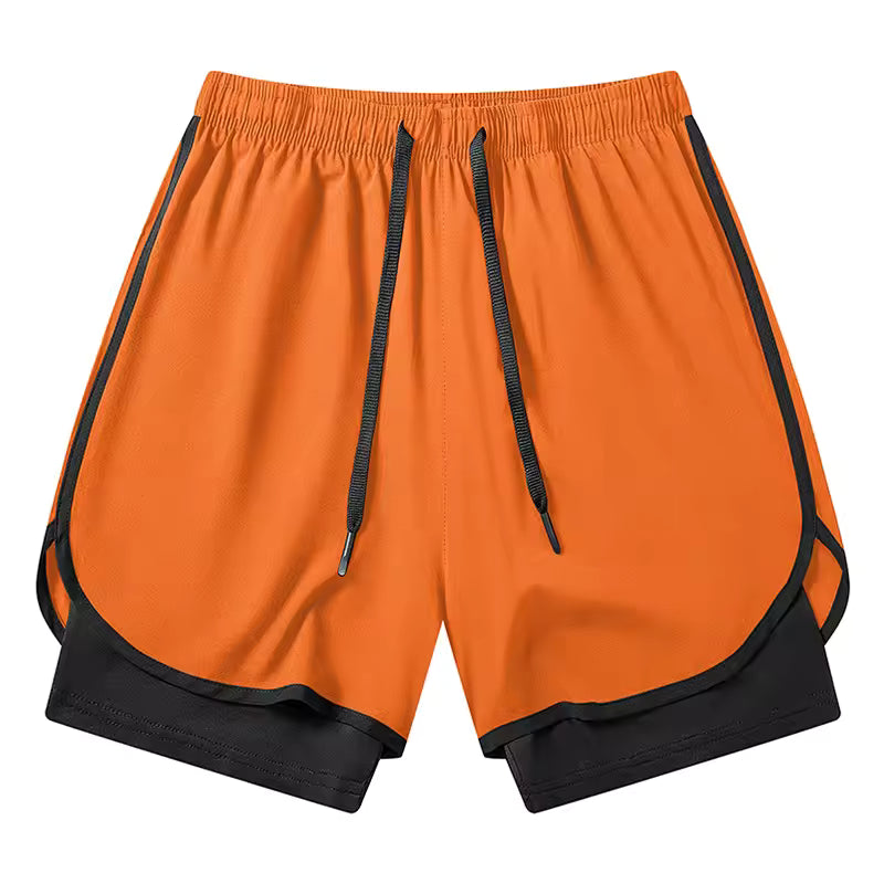 Men's 2 in 1 Workout Shorts